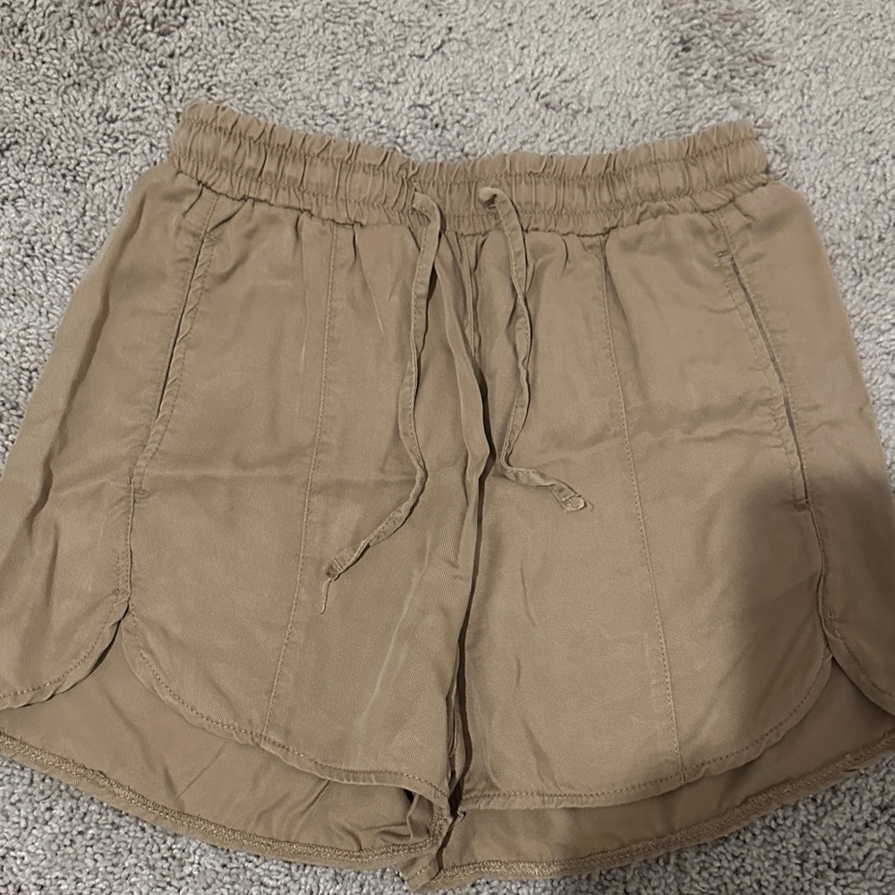 Wishlist Women's Cargo Drawstring Shorts - Khaki